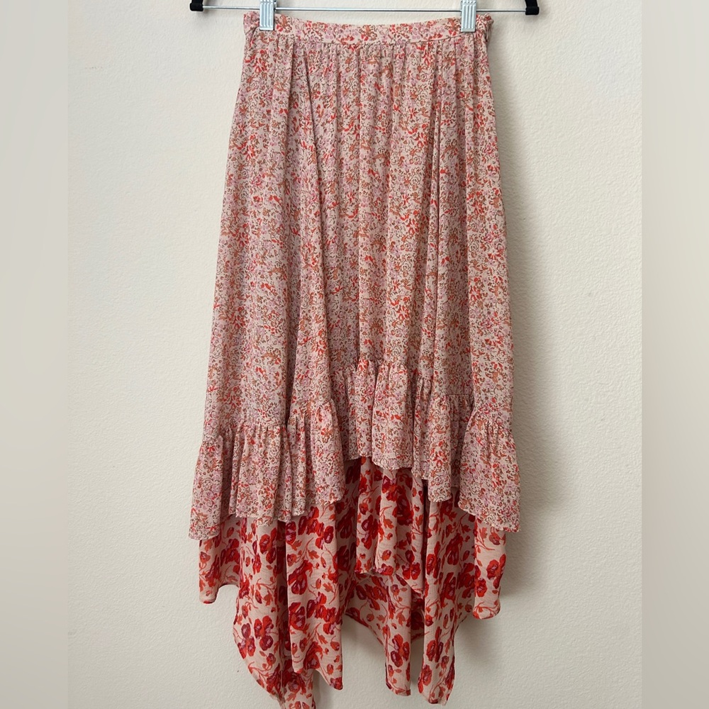 Free People Zuma Drippy midi skirt